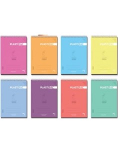 Paq 5 bloc fº 80h 90g cuad4x4 c m plastipac especian zurdos colores surtidos